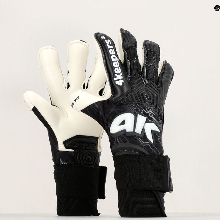 4Keepers Neo Elegant Rf2G Jr children's goalkeeper gloves black 9