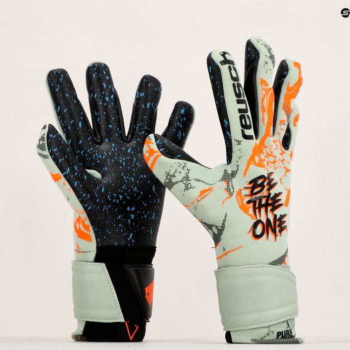 Reusch Pure Contact Fusion green goalkeeper gloves 5370900-5444 8
