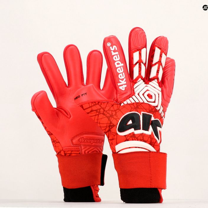 4Keepers Neo Rodeo Nc goalkeeper gloves red 10