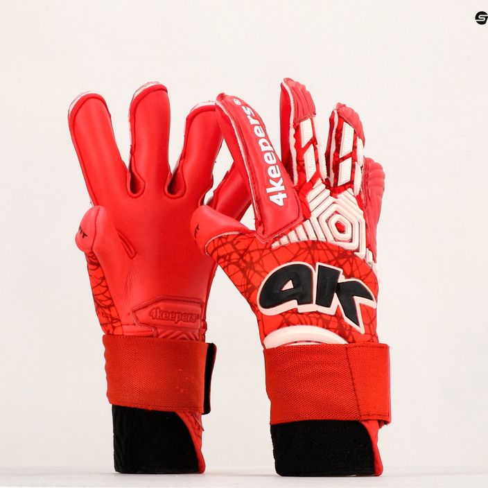 4Keepers Neo Rodeo Rf2G Jr children's goalkeeper gloves red 10
