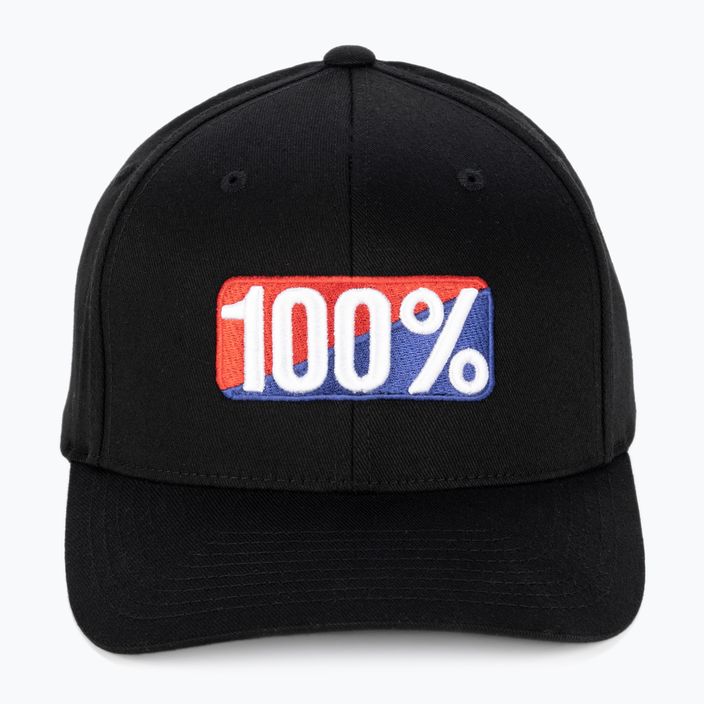 Men's 100% Classic X-Fit Flexfit cap black 20011-001-18 4