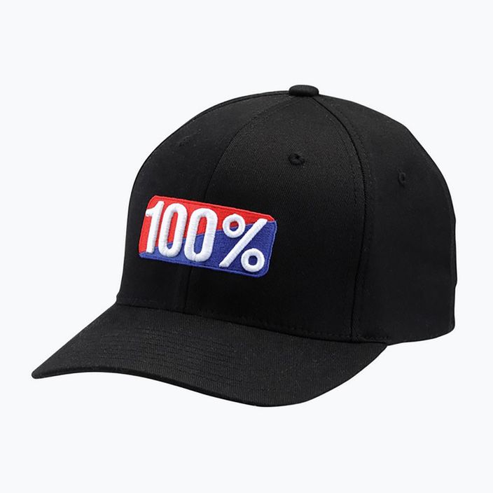 Men's 100% Classic X-Fit Flexfit cap black 20011-001-18 5