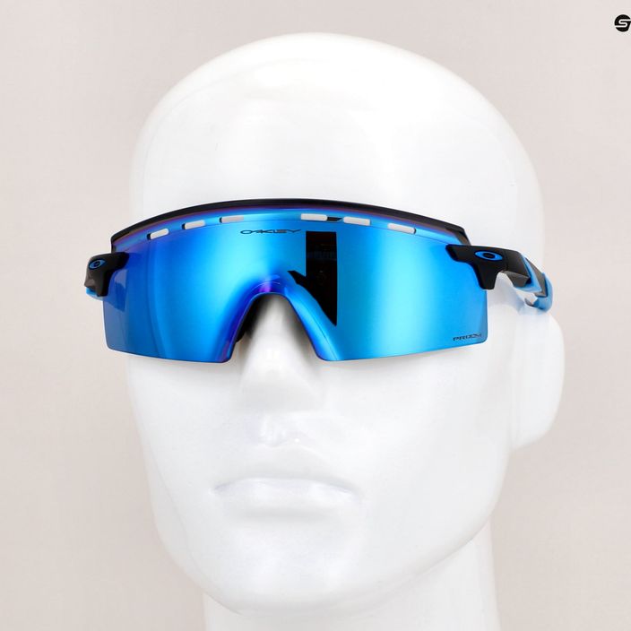 Oakley Encoder Strike Vented matte black/prizm sapphire cycling glasses 0OO9235 13