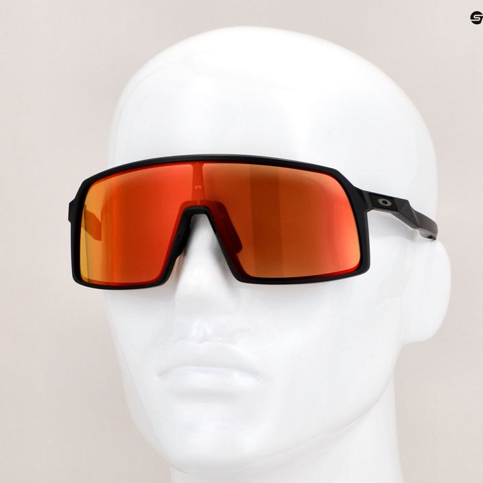 Oakley Sutro Lite Sweep matte black cycling glasses 0OO9406-940611 13