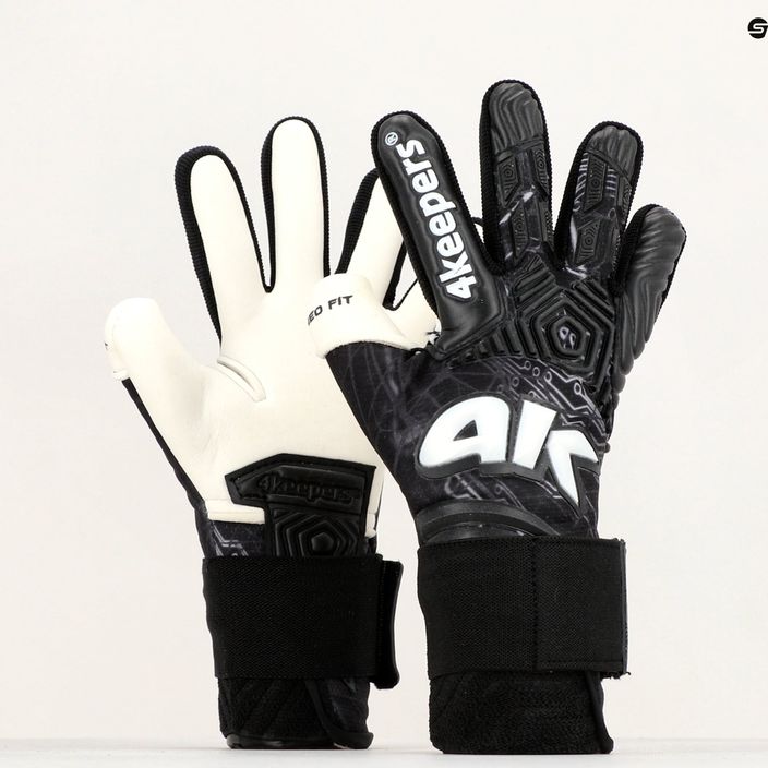 4Keepers Neo Elegant Nc Jr children's goalkeeper gloves black 10