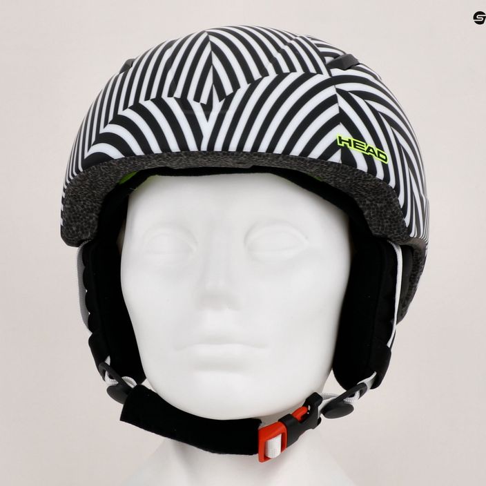 HEAD Mojo 2022 children's ski helmet white and black 328632 12
