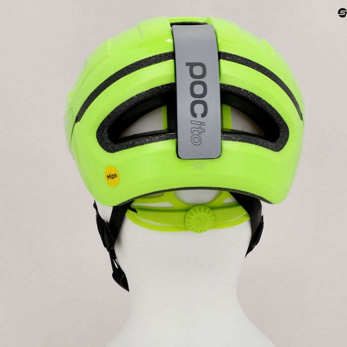 Children's bicycle helmet POC POCito Omne MIPS fluorescent yellow/green 9
