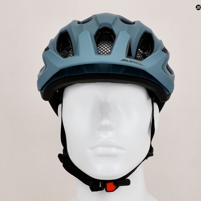 Bicycle helmet Alpina Carapax 2.0 dirt blue matt 9