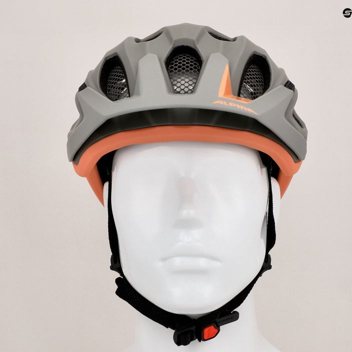 Bicycle helmet Alpina Carapax 2.0 moon grey peach matt 10