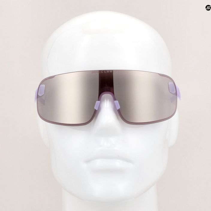 Bicycle goggles POC Elicit purple quartz translucent/clarity road silver 11