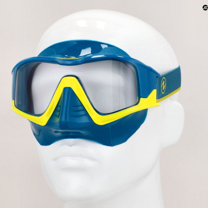 Aqualung Vita petrol/yellow diving mask MS5529807LC 10