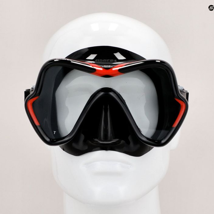 Mares One Vision diving mask black/red 411046 8