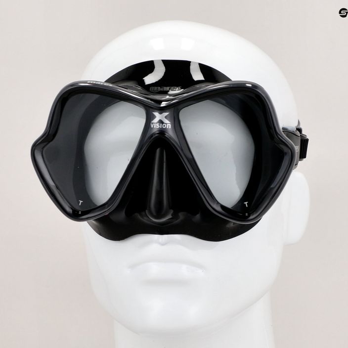 Mares X-Vision diving mask black 411053 8