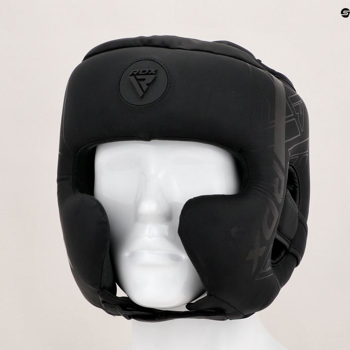 RDX F6 boxing helmet black HGR-F6MB 11