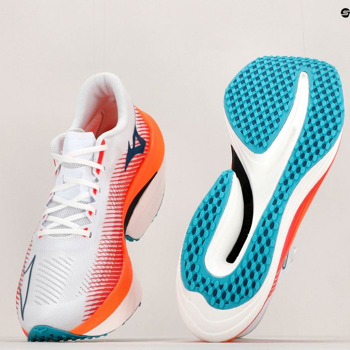 Mizuno Wave Rebellion Pro white-orange running shoe J1GC231701 12