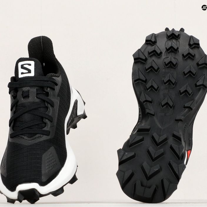 Salomon Alphacross Blast children's trail shoes black L41116100 15