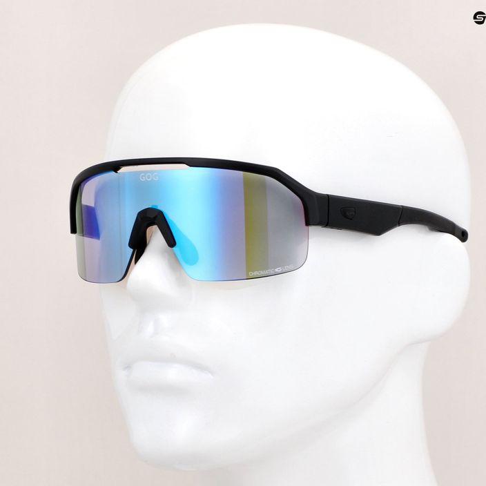 GOG Thor C matt black / polychromatic blue E600-1 cycling glasses 12