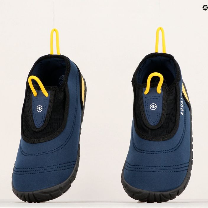 Aqualung Beachwalker Xp navy blue and yellow water shoes FM15004073637 17