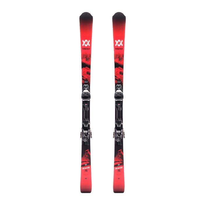 Völkl Deacon 75 + VMotion 10 GW downhill skis red 120175/6562U1.VA