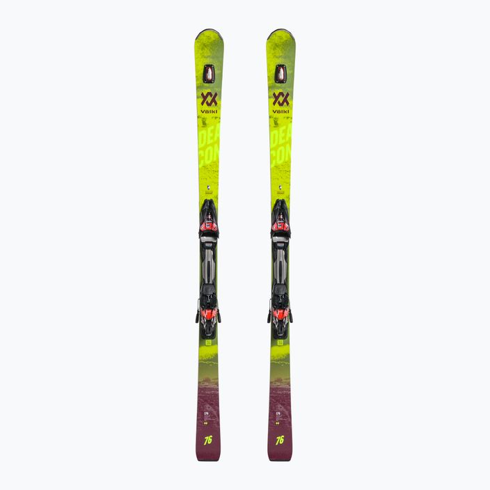 Völkl Deacon 76+RMotion2 12GW yellow 121121/6877T1.VR downhill skis