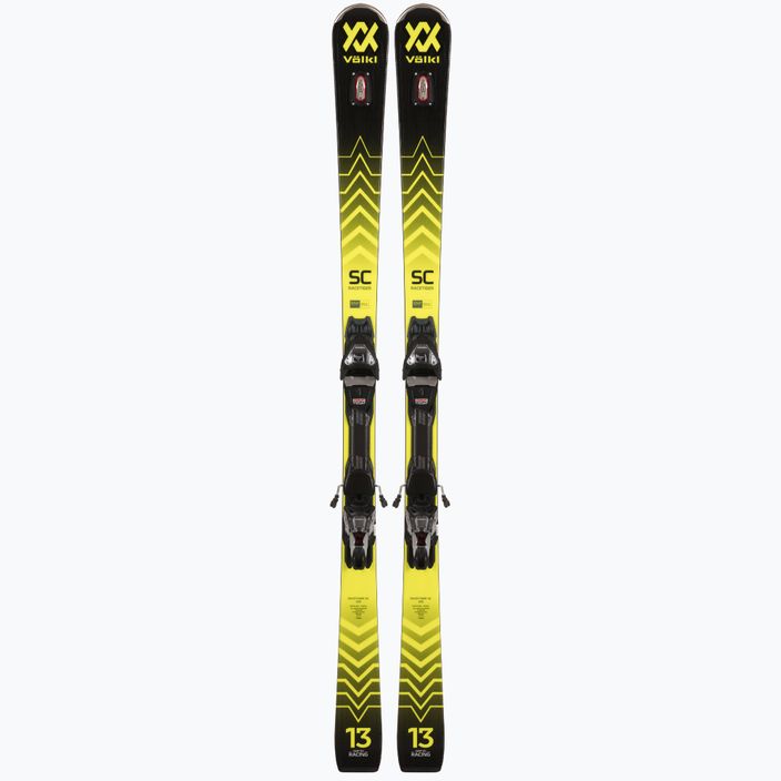 Völkl Racetiger SC Black + VMotion 10 GW black/yellow 122061/6562U1.VA downhill skis 10