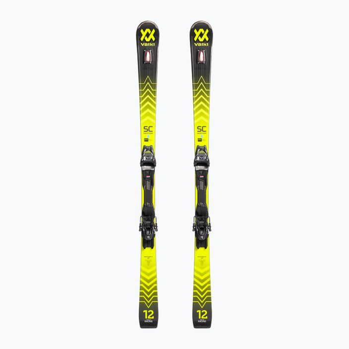 Völkl Racetiger SC Black + VMotion 10 GW black/yellow 122061/6562U1.VA downhill skis