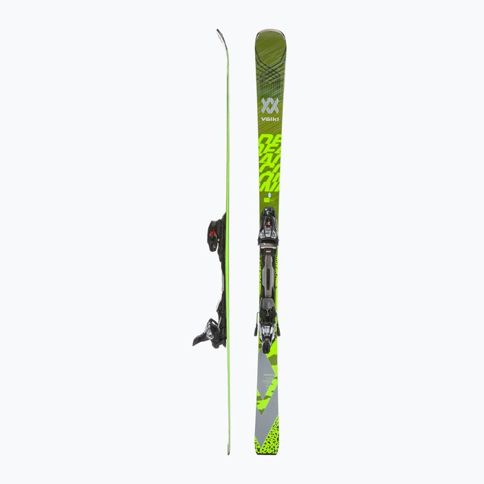 Downhill ski Völkl Deacon 76 + rMotion3 12 GW green/neon green/pearl white 2