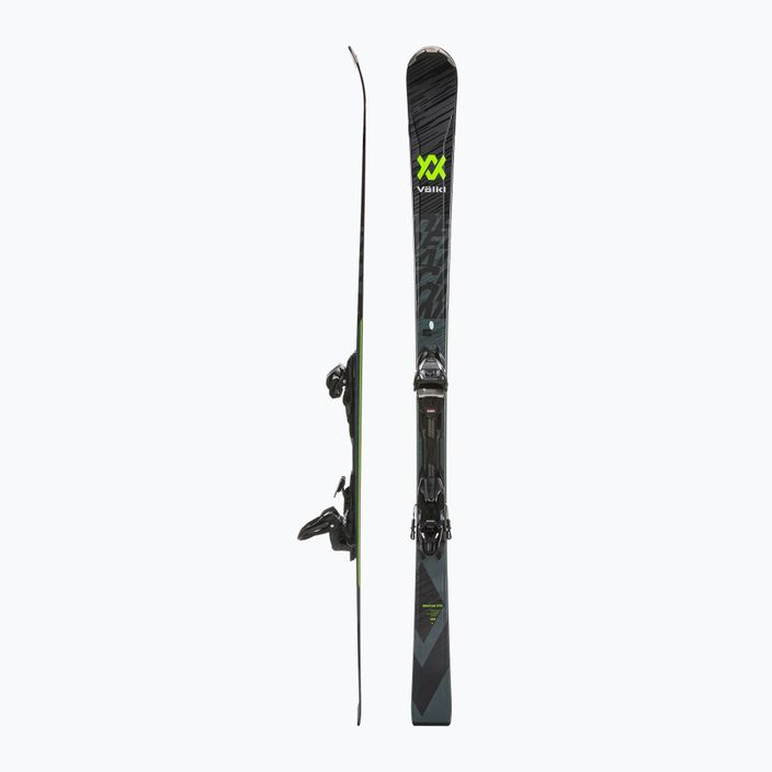 Downhill ski Völkl Deacon XTD + vMotion 10 GW black/lime green 2