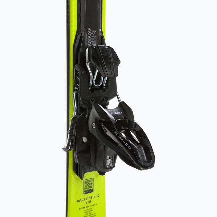 Völkl Racetiger SC Black + vMotion 10 GW black/yellow downhill skis 5