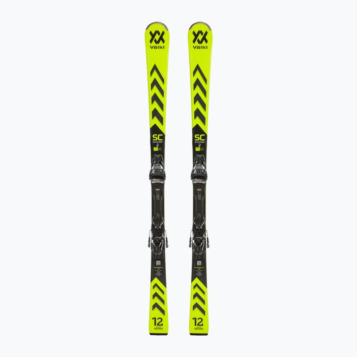 Völkl Racetiger SC Yellow + vMotion 10 GW yellow/black downhill skis