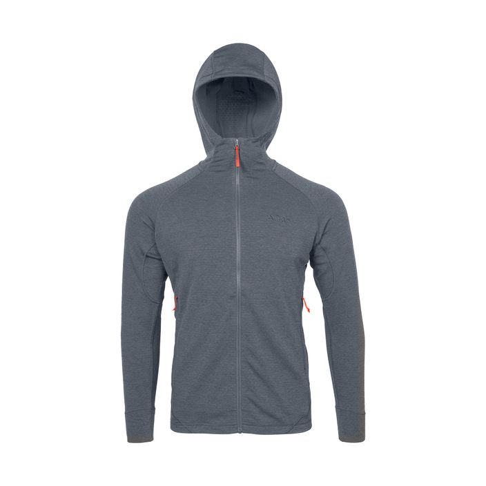 Men's Rab Nexus grey fleece hoodie QFE-67-ST 2