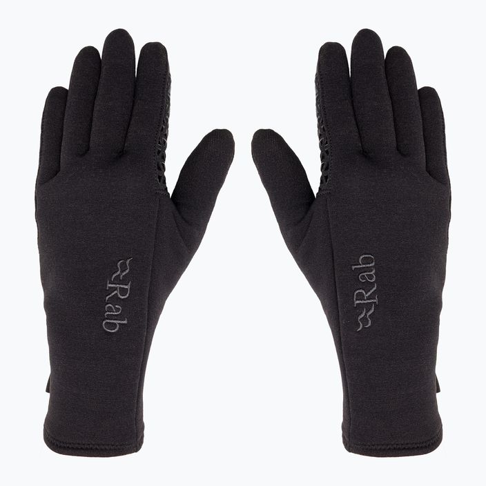 Men's trekking gloves Rab Power Stretch Contact Grip black 3