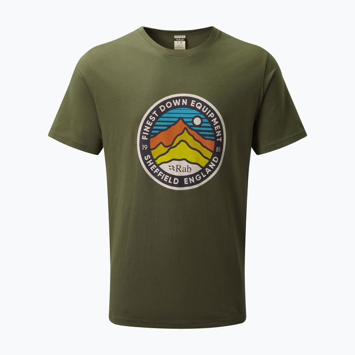 Rab Stance 3 Peaks men's trekking shirt green QCA-98 2