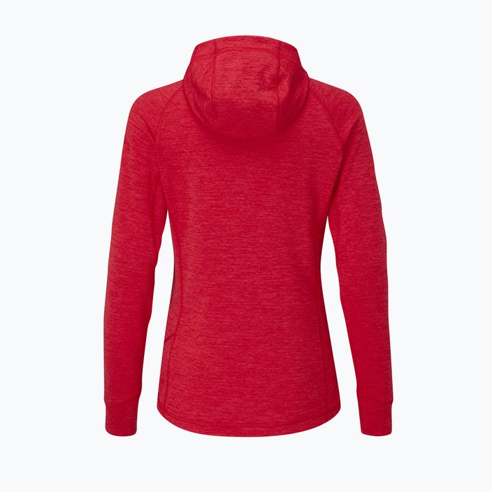 Rab Nexus women's fleece hoodie red QFE-69-RU 3