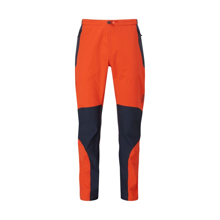 Men's trekking trousers Rab Torque orange/black QFU-69 3