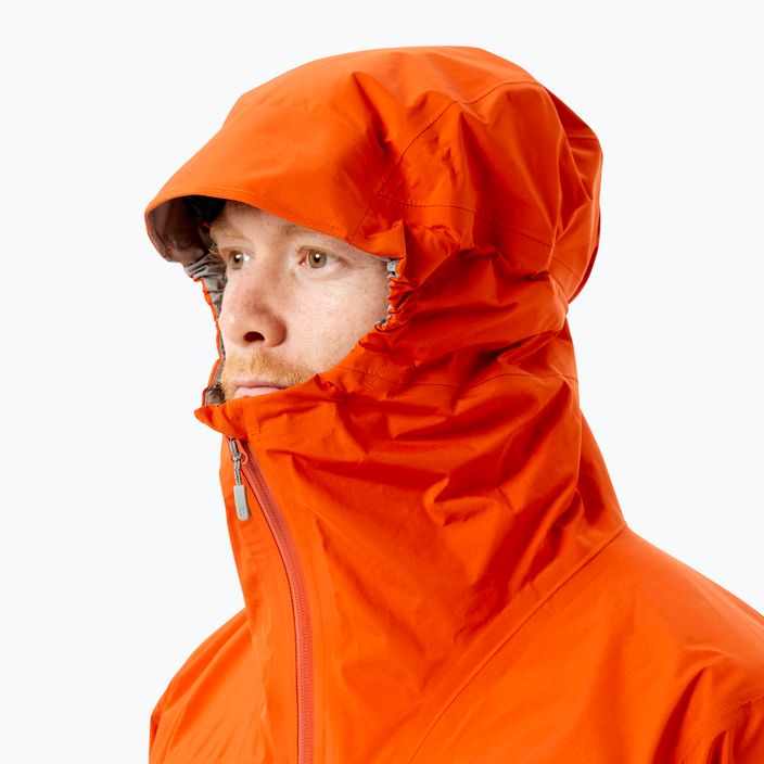 Rab Meridian men's membrane rain jacket orange QWG-44-FC 6