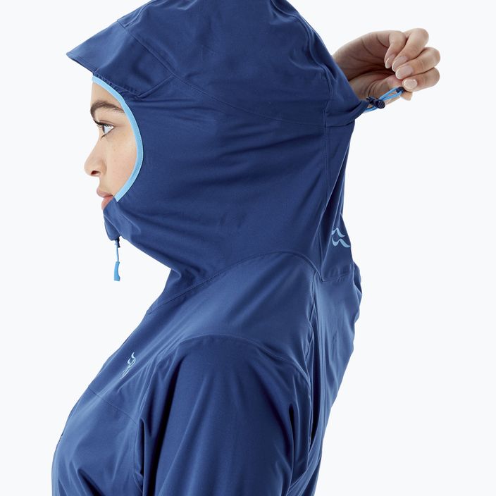 Rab Kinetic 2.0 women's rain jacket blue QWG-75 5