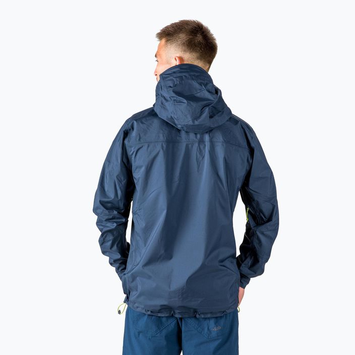 Rab Downpour Plus 2.0 men's rain jacket navy blue QWG-78-DI 3