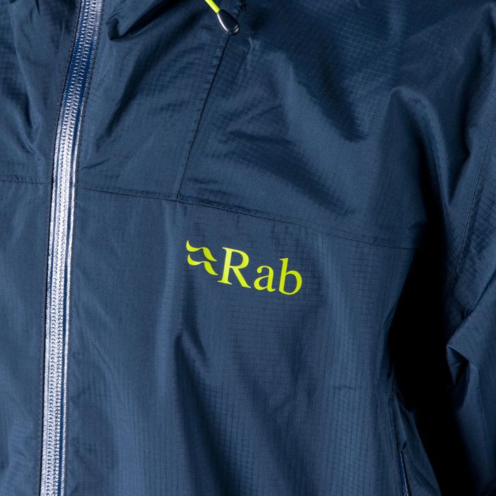 Rab Downpour Plus 2.0 men's rain jacket navy blue QWG-78-DI 4