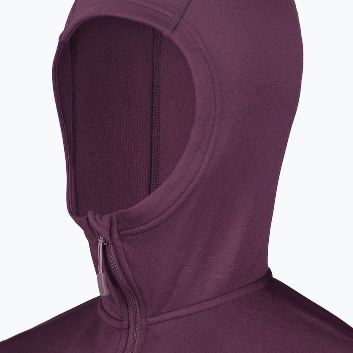 Women's fleece hoodie Rab Geon Hoody purple QFE-94-EGG 5
