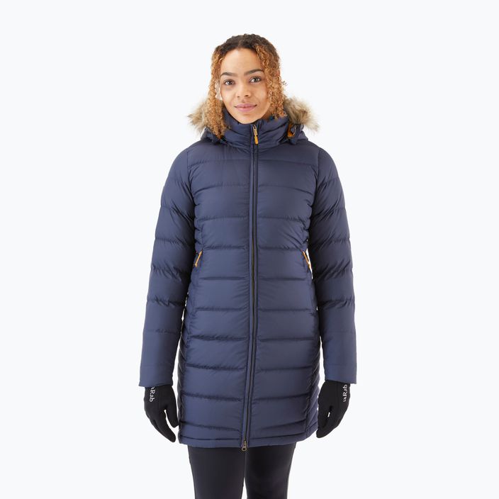 Women's down jacket Rab Deep Cover deep denim