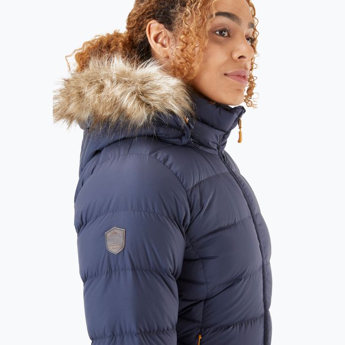 Women's down jacket Rab Deep Cover deep denim 5