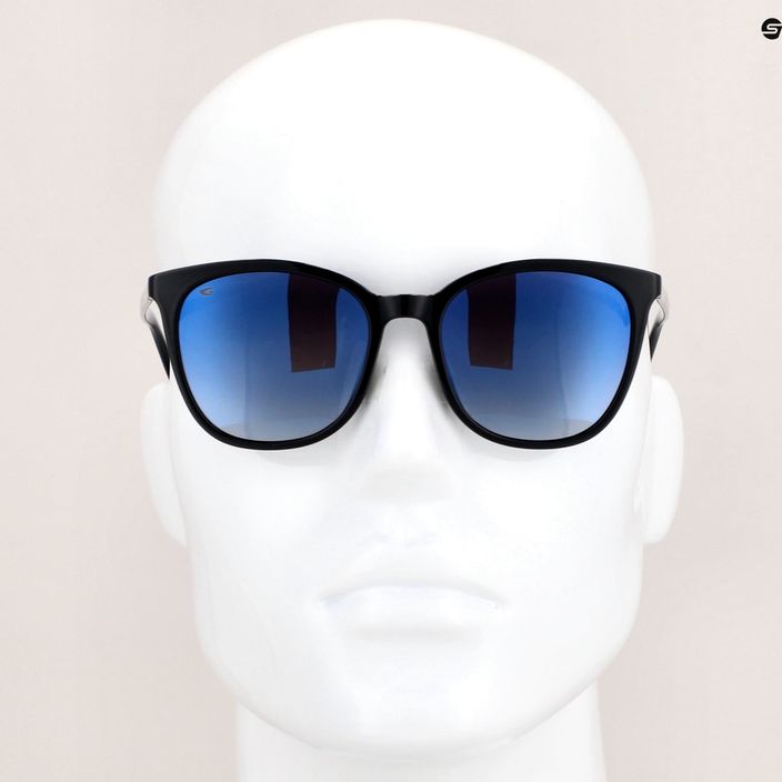 GOG Lao fashion black / blue mirror women's sunglasses E851-3P 10