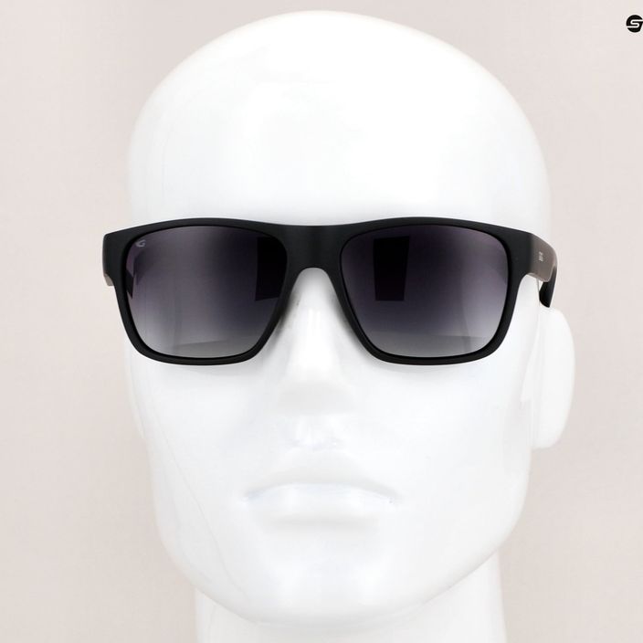 GOG Henry fashion matt black / gradient smoke sunglasses E701-1P 9