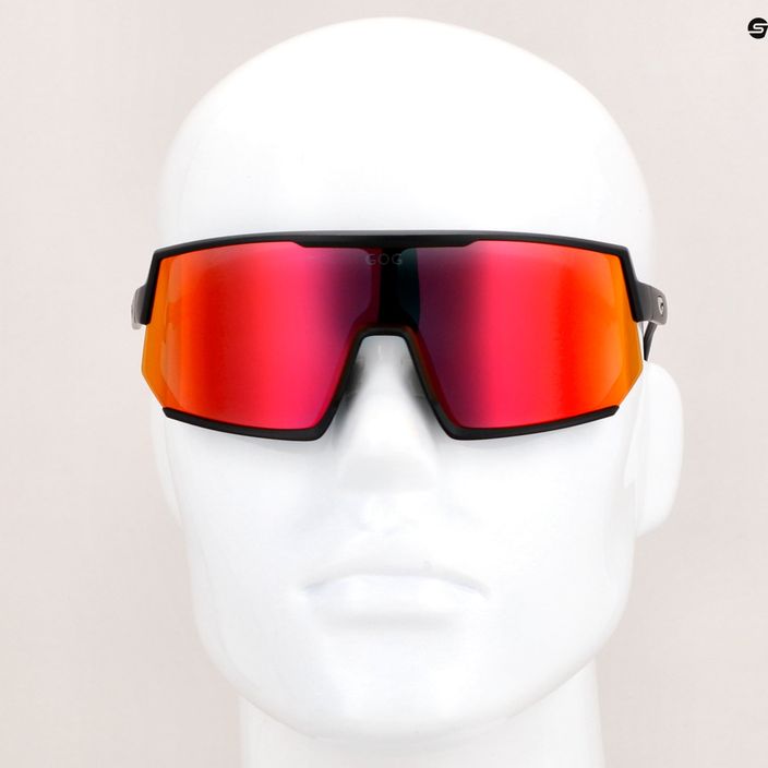 GOG cycling glasses Zeus matt black/polychromatic red E511-2P 10