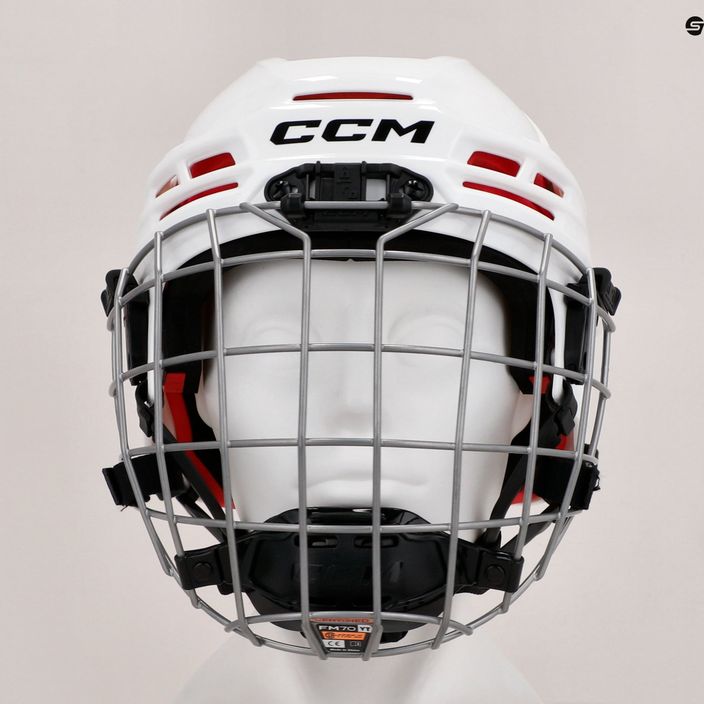 CCM Tacks 70 Combo junior hockey helmet white 4109872 14