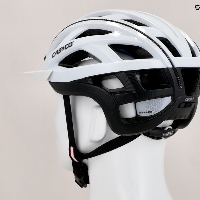 CASCO women's bicycle helmet Cuda white and black 2 04.1607 9