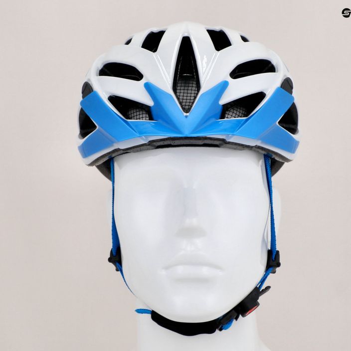 Bicycle helmet Alpina Panoma 2.0 white/blue gloss 9