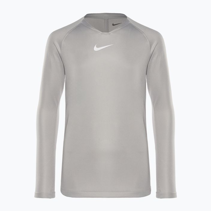 Nike Dri-FIT Park First Layer pewter grey/white children's thermal longsleeve
