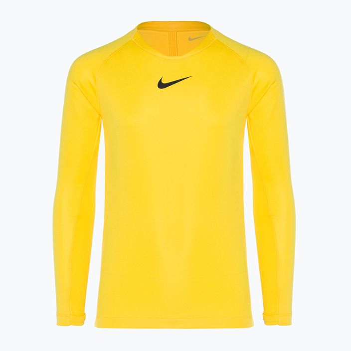 Nike Dri-FIT Park First Layer tour yellow/black children's thermoactive longsleeve